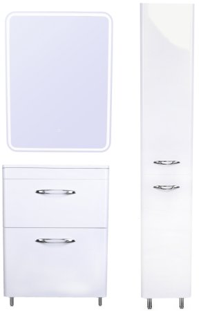 Тумба под раковину Style Line Каре 60 СС-00002265 Люкс Plus Белый 