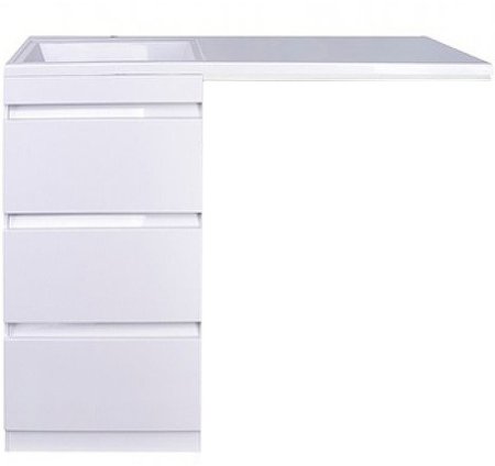Тумба под раковину Style Line Даллас 100 АА00-000069 Белый глянец 