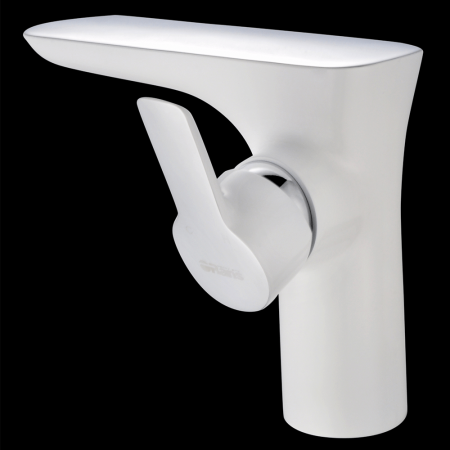 Смеситель Orans K-1076 для раковины хром/белый 