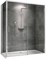 Душевой уголок Abber Komfort 150x90 AG93150-S92 профиль Хром стекло прозрачное