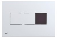Кнопка смыва AlcaPlast M370S-SLIM сенсорная, белая