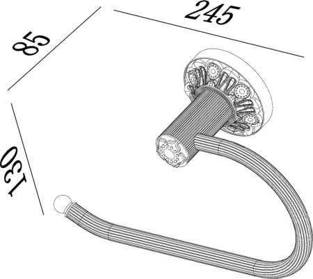Полотенцедержатель Zorg Antic А 41 BR 