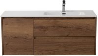 Тумба с раковиной BelBagno KRAFT-1000-2C-1A-SO-RT-R Rovere Tabacco