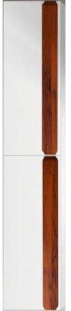 Шкаф пенал BelBagno Aurora 33 L AURORA-1600-2A-SC-BL-P-L подвесной Bianco Lucido без ручек 