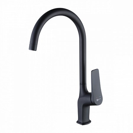 Смеситель Lemark Bronx LM3705BL для кухонной мойки, черный 