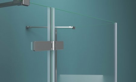 Душевой уголок BelBagno Kraft 120х100 KRAFT-AH-12-120/100-C-Cr-L профиль Хром стекло прозрачное 