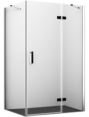 Душевой уголок WasserKRAFT Aller 10H10RB black matt, 120x100 см 