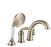 Смеситель на борт ванны Rose R0212Q, бронза