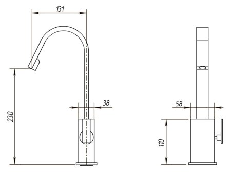 Смеситель Migliore Alimatha ML.ALC-5713 Cr для раковины 
