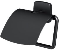 Держатель туалетной бумаги AM.PM Gem A90341422 с крышкой Черный