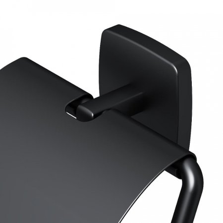 Держатель туалетной бумаги AM.PM Gem A90341422 с крышкой Черный 