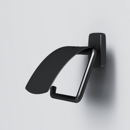 Держатель туалетной бумаги AM.PM Gem A90341422 с крышкой Черный 