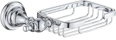 Мыльница Rose RG1104, хром 