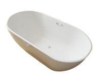 Ванна отдельностоящая из литьевого мрамора Эстет Майями 168x78.5