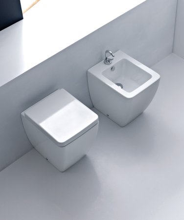 Унитаз приставной Kerasan Ego 321401 укороченный 