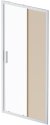 Душевая дверь AM.PM Gem Solo 110 W90G-110-1-195MBr профиль Хром матовый стекло бронзовое-прозрачное 