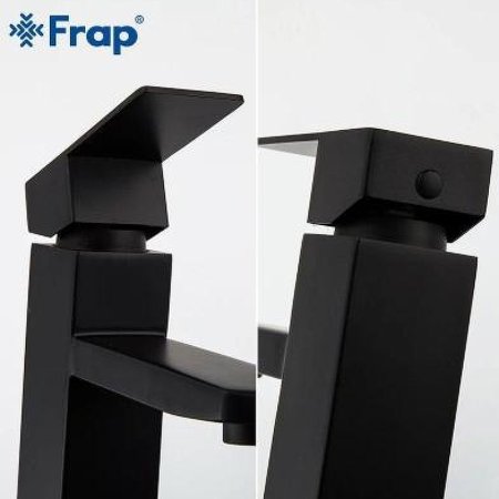 Смеситель для раковины Frap H802-6 F10802-6 Черный матовый 