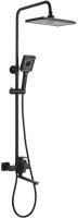 Душевая система Frap H71-6 F2471-6 Черная матовая