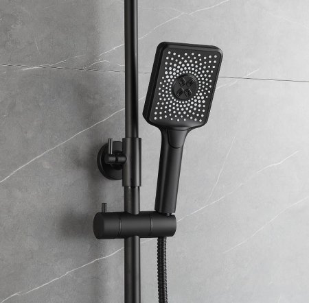 Душевая система Frap H71-6 F2471-6 Черная матовая 