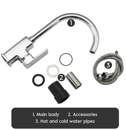 Смеситель для кухни Frap H60 F4060 Хром 