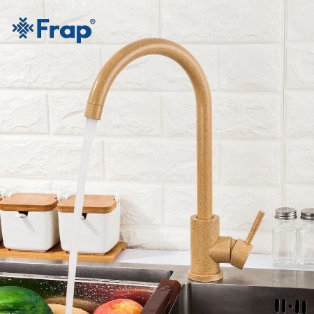 Смеситель для кухни Frap H899 F40899-3 Песочный 