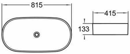 Раковина-чаша Comforty 81 78327 00004150365 Белая 