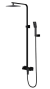 Душевая система Omnires Parma PM7444 черная 