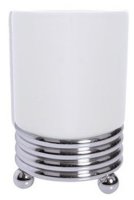 Стакан для зубных щеток Boheme Hermitage 10391 Хром