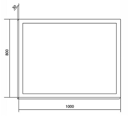 Зеркало Creto Provence 100 9-1080V Venge 