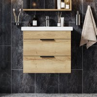 Тумба с раковиной Onika Легран 50.13 дуб галифакс