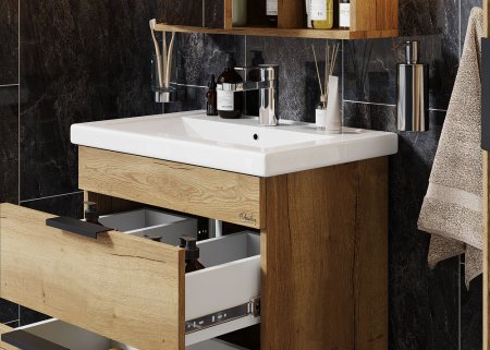 Тумба с раковиной Onika Легран 50.13 дуб галифакс 