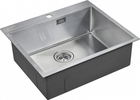 Мойка кухонная Paulmark Isar PM805951-BS брашированная нержавеющая сталь 