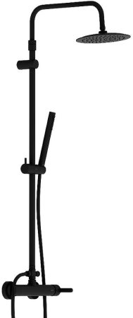 Душевая система Damixa Scandinavian Pure 936710300 Черная матовая 