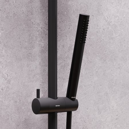 Душевая система Damixa Scandinavian Pure 936710300 Черная матовая 