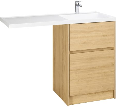 Тумба под раковину Aquaton Лондри 120 1A266901LH0C0 Дуб Сантана без фасада 