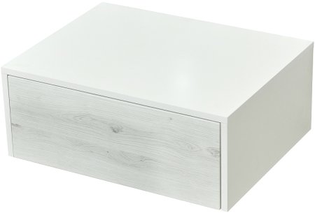 Тумба Aquaton Сакура 60 1A220403SKW80 подвесная Ольха наварра Белый глянец 