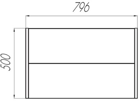 Тумба под раковину Aquaton Брук 80 1A202001BCDF0 подвесная Дуб феррара 