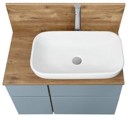 Тумба под раковину Aquaton Мишель 80 1A256801MIX30 подвесная Дуб рустикальный Фьорд 