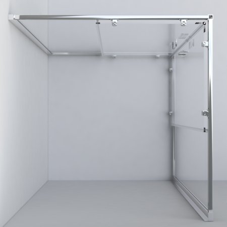 Душевой уголок Vincea Garda VSS-1G800CL 80х80 см. хром , стекло прозрачное 