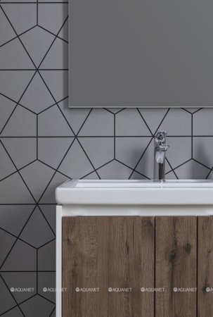 Зеркало Aquanet Lino 70 белый матовый 