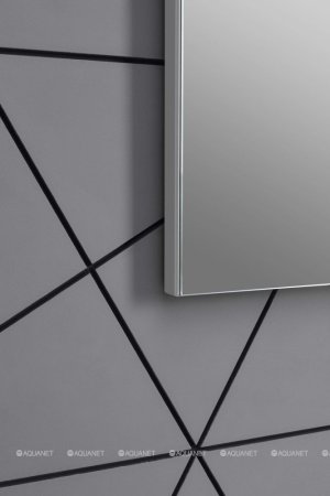 Зеркало Aquanet Lino 70 белый матовый 