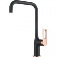 Cмеситель для кухни ViEiR V293521-CL Черный/Золото