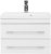 Тумба с раковиной Aquanet Верон 58 белый (подвесная 2 ящика) 