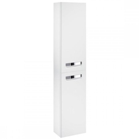 Шкаф пенал Roca The Gap 35 ZRU9302884 L подвесной Белый глянцевый 