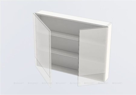 Зеркало-шкаф Aquanet Нота 90 венге 