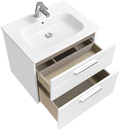 Тумба под раковину Roca Victoria 60 A857468806 подвесная Белый глянец 