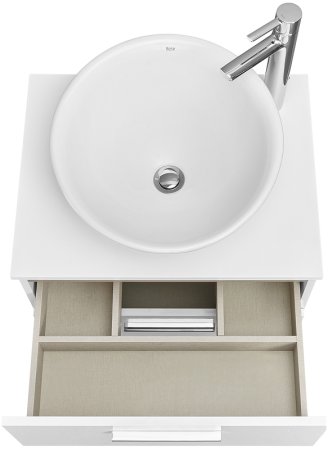 Тумба под раковину Roca Victoria 60 A857468806 подвесная Белый глянец 