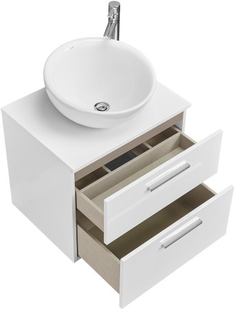 Тумба под раковину Roca Victoria 60 A857468806 подвесная Белый глянец 