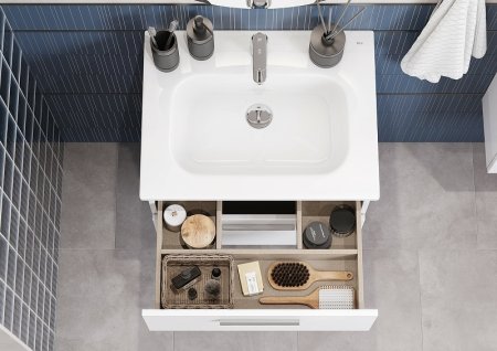 Тумба под раковину Roca Victoria 60 A857468806 подвесная Белый глянец 