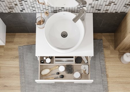 Тумба под раковину Roca Victoria 60 A857468806 подвесная Белый глянец 